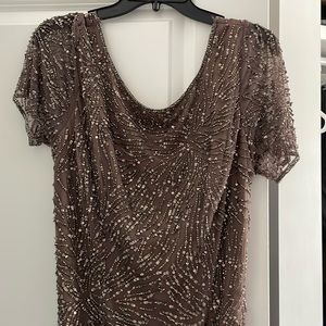 Pisarro Nights Beaded Cocktail Dress